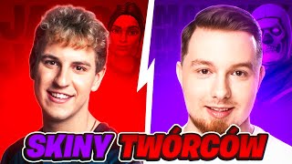 Skiny YOUTUBERÓW w Fortnite [upl. by Osana]