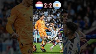 ARGENTINA 🆚️ NETHERLANDS 22 MATCH  football ronaldo shorts messi youtubeshorts cr7 soccer [upl. by Mientao291]