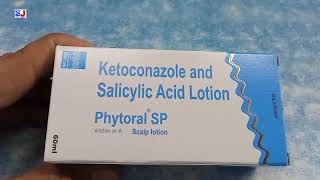 Phytoral sp scalp Lotion  Ketoconazole amp salicylic Acid Lotion  Phytoral sp Shampoo uses Hindi [upl. by Tacklind]