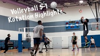 Volleyball 51 Rotation Highlights 🏐 [upl. by Nawrocki406]