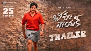 Bheemla Nayak Official Trailer  Pawan Kalyan Rana Daggubati  Trivikram  SaagarKChandra  ThamanS [upl. by Hunt]