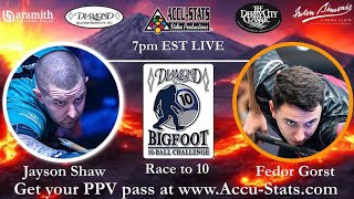 JAYSON SHAW VS FEDOR GORST  BIGFOOT 10 BALL DCC 2024 [upl. by Atinrahs]