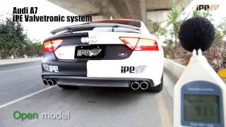 Best exhaust system for Audi A7 from  iPE UK Innotech Performance Exhaust test1 [upl. by Eckel]