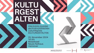 Preisverleihung KULTURGESTALTEN 2024 [upl. by Leirbma479]