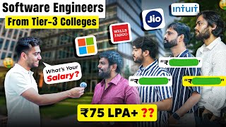 Can Tier 3 College Students Earn 75 LPA Asking Software Engineers Their Salaries [upl. by Kara607]