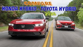 Toyota Hybrid vs Honda Hybrid  2025 Which One is More Powerful  tech driver lad [upl. by Idihsar]