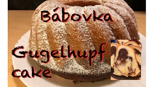 czech MARBLE CAKEGUGELHUPF  nejlepší BÁBOVKA [upl. by Ahseuqal]