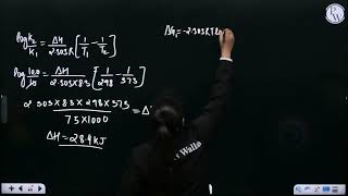 The variation of equilibrium constant with temperature is given below T1  25 C [upl. by Lynd633]