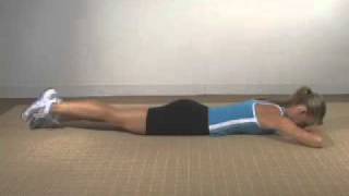 prone leg extension exercise [upl. by Bigford]