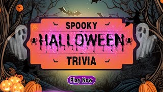 Are You Too Afraid to Play This Spooky Halloween Trivia Challenge [upl. by Aileen]