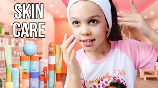 MY DAUGHTERS SKiNCARE MORNiNG ROUTiNE💄🫧 [upl. by Gerrie106]