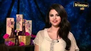 Selena Gomez Interview Fragrance test on The Insider 19th April 2012 [upl. by Mailliwnhoj830]