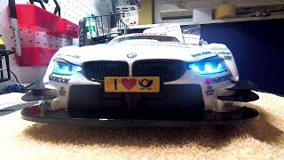 Carisma GT10RS 110 Brushless BMW Unboxing and LED Installation [upl. by Isnam]