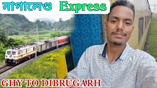 Guwahati To Dibrugarh Train Journey  Nagaland Express [upl. by Reiner325]