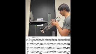 Ost Characteristic Study 15 for Trumpet  Vincent Yim [upl. by Atniuq]