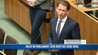 Eklat im Parlament BuhRufe bei KurzRede [upl. by Arikat]