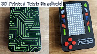 3DPrinted Tetris Handheld [upl. by Ocsinarf]