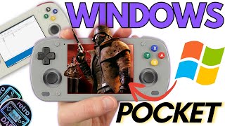 WINLATOR on Retroid Pocket Mini and 5  PC Gaming on a MINI Handheld  Setup Guide amp Showcase [upl. by Aynotak185]