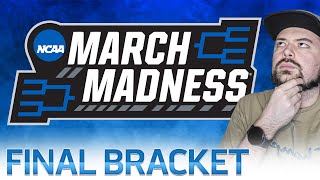 Bracket Predictions for March Madness 2024  FINAL BRACKET [upl. by Richardo717]