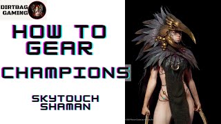 HOW TO GEAR SKYTOUCH SHAMAN  Raid Shadow Legends Gear Guide [upl. by Weinshienk]