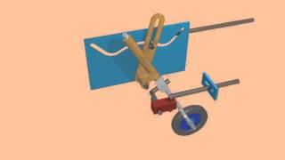 Steerable Retract Nosewheel Mechanism [upl. by Eram]