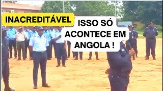 AGENTE DA POLÍCIA DE ANGOLA É HUMILHADO EM PARADA [upl. by Carmel682]