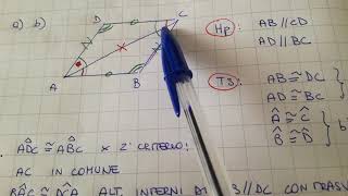 Parallelogramma e proprietà [upl. by Anaitsirhc]