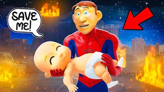 Baby Saved By Spider Man [upl. by Ellerahc]