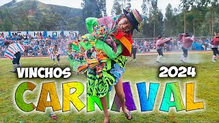 CARNAVAL AYACUCHANO  RURAL 2024 VINCHOS  Perú [upl. by Freeman]