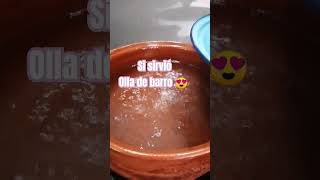 CURAR OLLA DE BARRO cazuela shorts viral [upl. by Ilke]