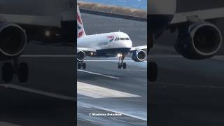 Beautiful BA Landing at Madeira Airport [upl. by Ollecram322]