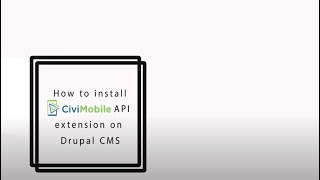 How to install CiviMobile API extension on Drupal CMS [upl. by Carmelita]