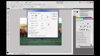 Resize a Photograph for Print and Save it as a TIFF  Photoshop CS5 [upl. by Gagliano]