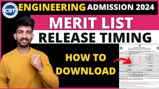 How to Check Engineering Merit List 2024  How to Download Merit List 2024 [upl. by Latini]