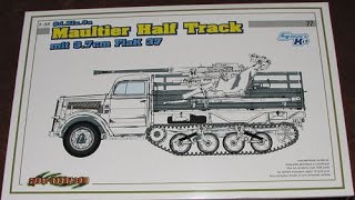 Review of CyberHobby 6768 Maultier Halftrack mit 37cm Flak 37 includes Dagon  6761 [upl. by Inva]