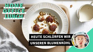 Blumenkohlsuppe mit Käse und Hackbällchen I FOODBOOM [upl. by Mensch]