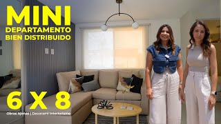 MINI DEPARTAMENTO BIEN DISTRIBUIDO  INFONAVIT Obras Ajenas  Decorami Interiorismo [upl. by Ruby796]