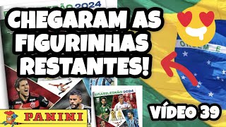 CHEGARAM AS FIGURINHAS RESTANTES DO ÁLBUM BRASILEIRÃO 2024 VÍDEO 39 [upl. by Norrahc]