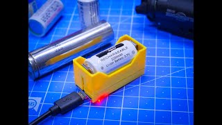 Small 16340 Battery charger DIY [upl. by Reywas]