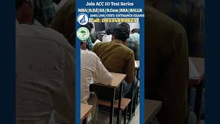 Join ACC Test Series for AMU Entrance Exam AMU MBA AMU BBA AMU BA AMU BCom AMU BALLB AMU BEd [upl. by Fleda432]