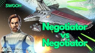 Negotiator vs Negotiator Counter  SWGOH [upl. by Annail655]