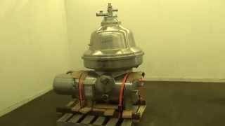 Used Westfalia MSA20001076 Desludger Disc Centrifuge  stock  46533001 [upl. by Edik]