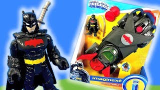 Imaginext Ninja Batmobile and Batman New 2018 Toy Vehicle and Figure Pack Opening and Review [upl. by Dhiman]