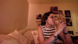 ASMR watch me drink water lol  drinking and mouth sounds [upl. by Asiled]