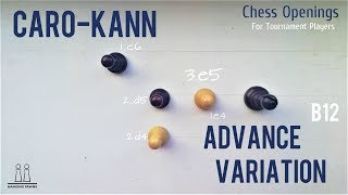 CaroKann Defense  Advance Variation in Depth ⎸Chess Openings [upl. by Haidabej]