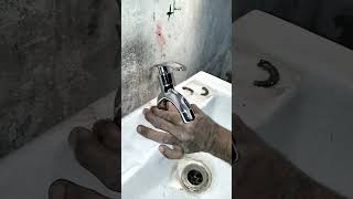 how to replace a wash basin tap replacement plumbing viralvideo shortvideo short ActiveRahul [upl. by Nuawed]