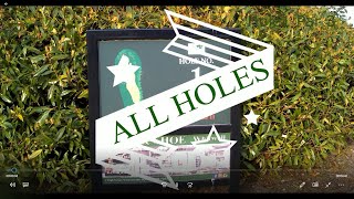 Fly Kilton Forest Golf Course All Holes [upl. by Nollid706]