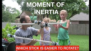 Demonstrating the Moment of Inertia [upl. by Atnahs]