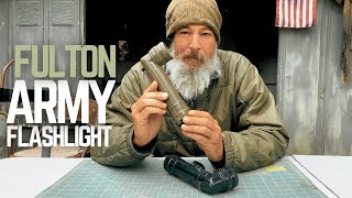 Fulton ARMY Flashlight MX991U survivalgear militarysurplus vietnamwar [upl. by Griffy382]