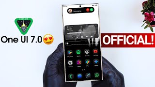 Samsung One UI 70 Android 15  ITS OFFICIAL [upl. by Mapel892]